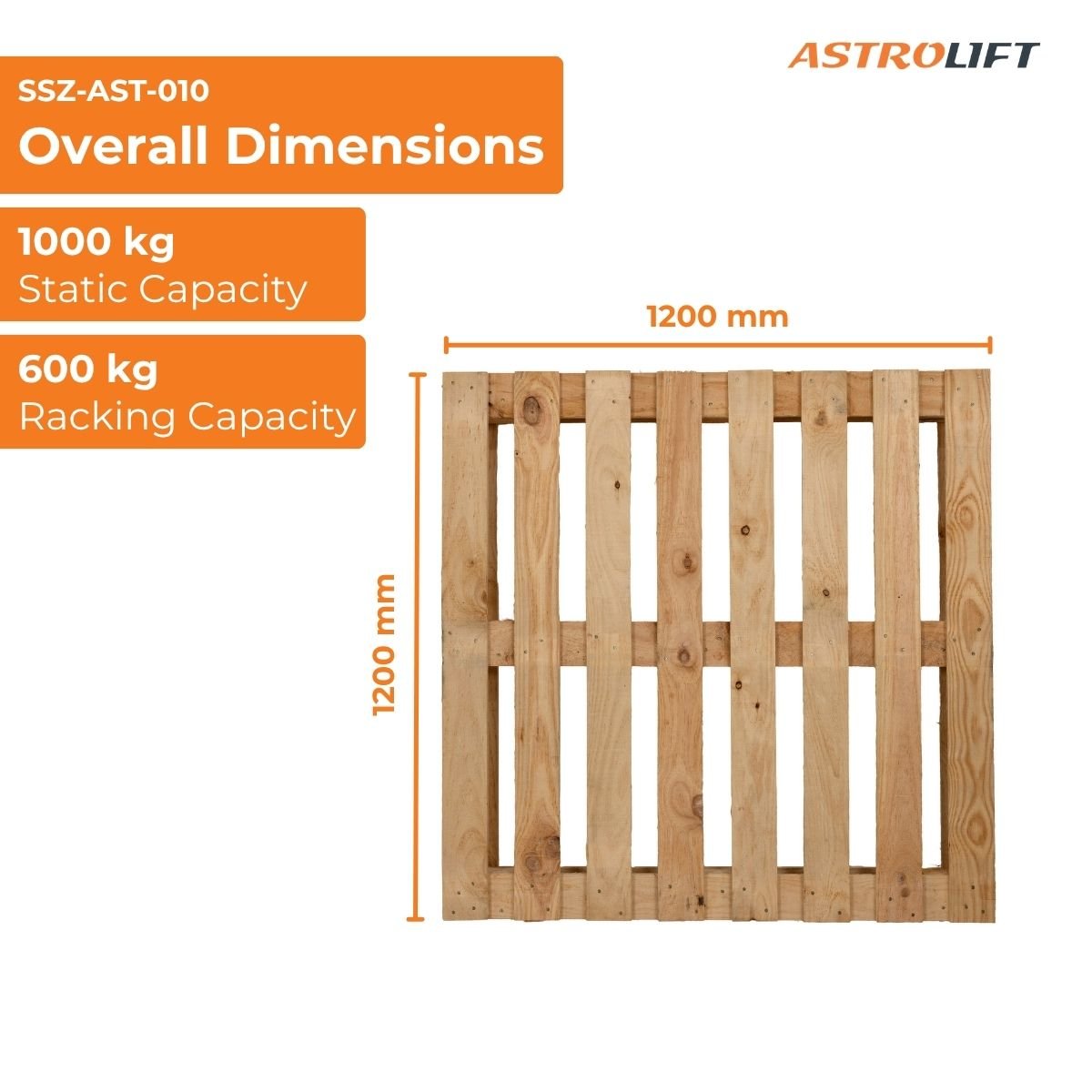 Buy 4-Way Wooden Pallets in Construction and Roading available at Astrolift NZ